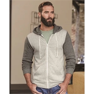 Alternative Rocky Unisex Colorblocked Eco-Fleece Hooded F...