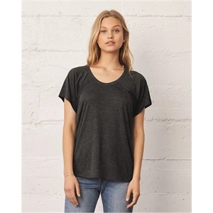 BELLA + CANVAS Women's Flowy Raglan Tee