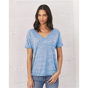 BELLA + CANVAS Women's Slouchy V-Neck Tee
