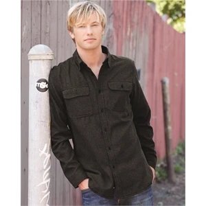 Burnside Solid Flannel Shirt