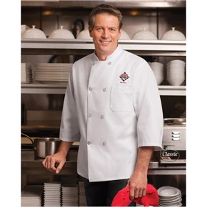 Chef Designs Three-Quarter Sleeve Chef Coat