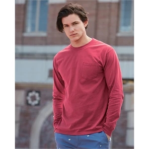 Comfort Colors Garment-Dyed Heavyweight Long Sleeve Pocke...