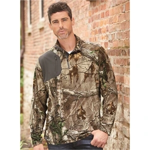 DRI DUCK Interval DDX Quarter-Zip Nano Fleece Nylon Pullover