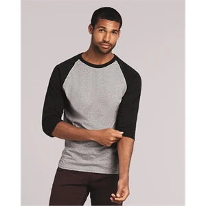 Gildan Heavy Cotton™ Raglan Three-Quarter Sleeve T-Shirt