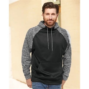 J. America Colorblocked Cosmic Fleece Hooded Sweatshirt