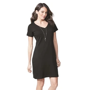 LAT Women's Fine Jersey V-Neck Coverup