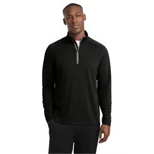 Sport-Tek Sport-Wick Textured 1/4-Zip Pullover.