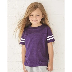 Rabbit Skins Toddler Football Fine Jersey Tee