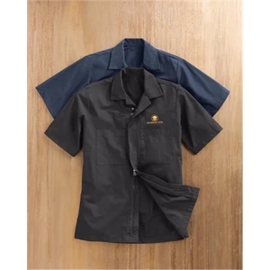 Red Kap Convertible Collar Shirt Jacket