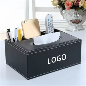Leather Tissue Box Holder
