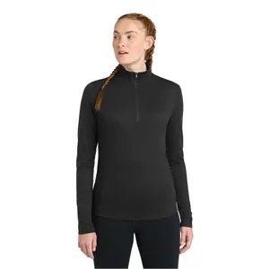 Sport-Tek Women's PosiCharge Tri-Blend Wicking 1/4-Zip Pu...