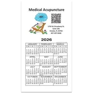 Calendar Card with Repositionable Strip 5" x 9"