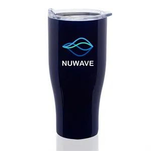 Custom Logo 27 oz. Stainless Steel Grip Travel Mug