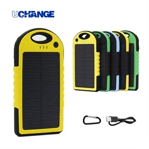 Custom Logo Durable Solar Power Bank for Outdoor Charging Powerbank