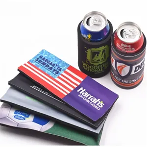 Custom Logo Custom Slap Wrap Neoprene Can Cooler