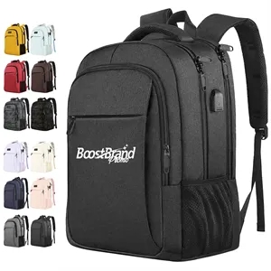 Custom Logo 35L Durable Business Laptop Backpack with USB Charging