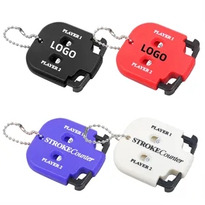 Custom Logo Manual Clicker Golf Score Counter