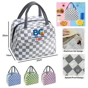 Custom Logo Aesthetic Insulated Lunch Tote Bag