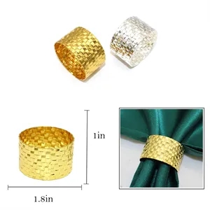 Metal Napkin Ring Buckles for Table Decoration Wedding Birth