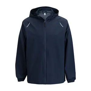 Custom Logo Men's EcoReflect Rain Jacket
