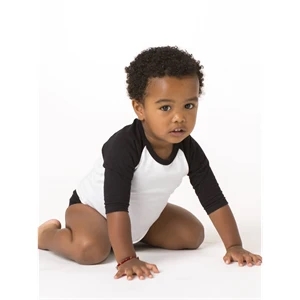 Infant 50/50 3/4 Sleeves Raglan Shirt