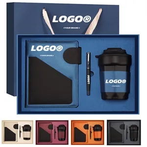 Business Gift Set Notebook Pen And Coffee Mug Package