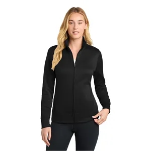 Sport-Tek Women's Sport-Wick Fleece Full-Zip Jacket.