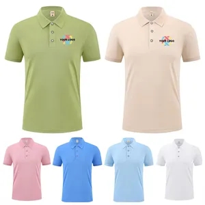 Custom Logo Custom Short-Sleeve Polo Shirts for Work & Branding
