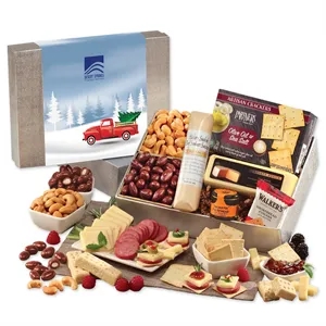 Shelf Stable Snacking Smorgasbord with Red Truck Sleeve