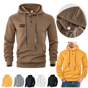 Custom Logo Custom Corporate Apparel Men's Hooded Sweatshirt