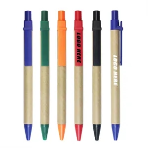 Custom Logo Eco-Friendly Ballpoint Pens