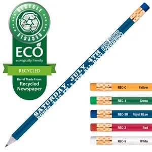 Recycler™ Newspaper Recycled Pencil with FREE FREIGHT