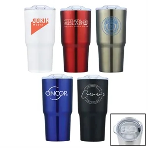 Custom Logo Traveler 20 oz Stainless Steel Vacuum Insulated Tumbler