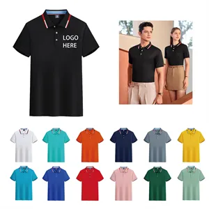 Custom Logo Men's Polo Shirt with Custom Logo