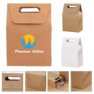 Eco-Friendly Reusable Kraft Gift Boxes with Handles