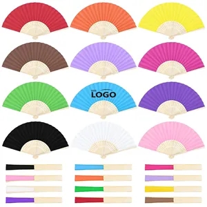 Full Color Bamboo Folding Hand Fan