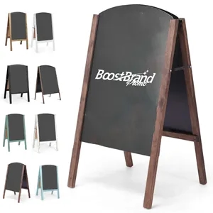 20x40'' Wood A-Frame Restaurant Chalkboard Sign for Displays