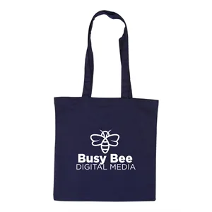 Custom Logo Basic Cotton Tote Bag