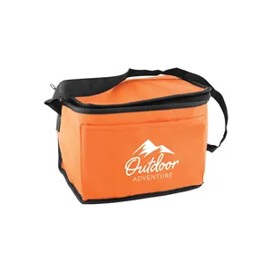 Custom Logo 6 Pack Non-Woven Lunch Cooler Bag
