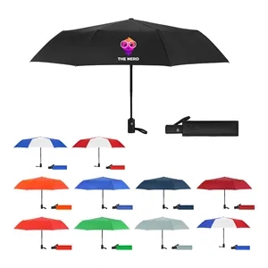 Custom Logo Corporate 42" Auto Open Folding Umbrella