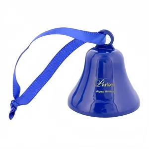 Promotional Ornament Bell With Ribbon
