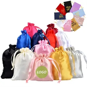 Satin Drawstring Gift Bags