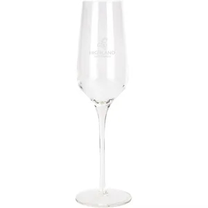Etched Flute Glass 8.5 oz