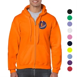 Custom Logo Gildan Adult Full-Zip Hooded Sweatshirt