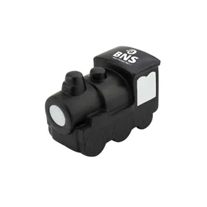 Custom Logo Train Shaped Stress Reliever Squeeze Toy