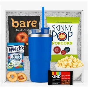 Custom Logo Healthy Snack & 24 oz Tumbler Gift Box