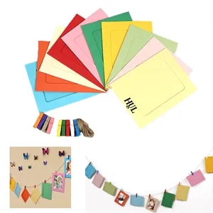 Colorful Cardstock Photo Frame Folder