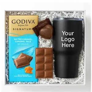 Custom Logo Godiva Chocolates with Branded Tumbler Gift Box