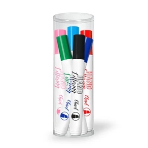 Chisel Tip Hand Lettering Markers 6 Pack Tube Set
