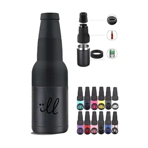 Custom Logo 3 in 1 Beer Bottle Insulator Can Cooler